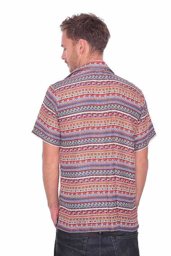 RED HAWAIIAN Shirt Mens - Lannaclothesdesign Shop