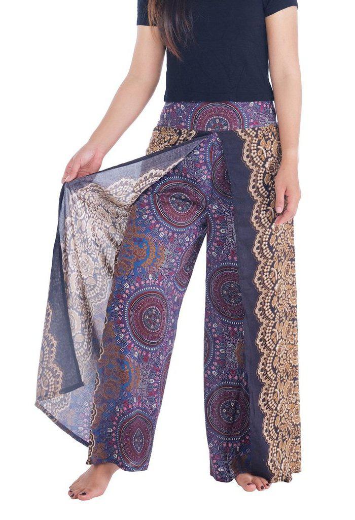 Rose Circle Wide Leg Pants