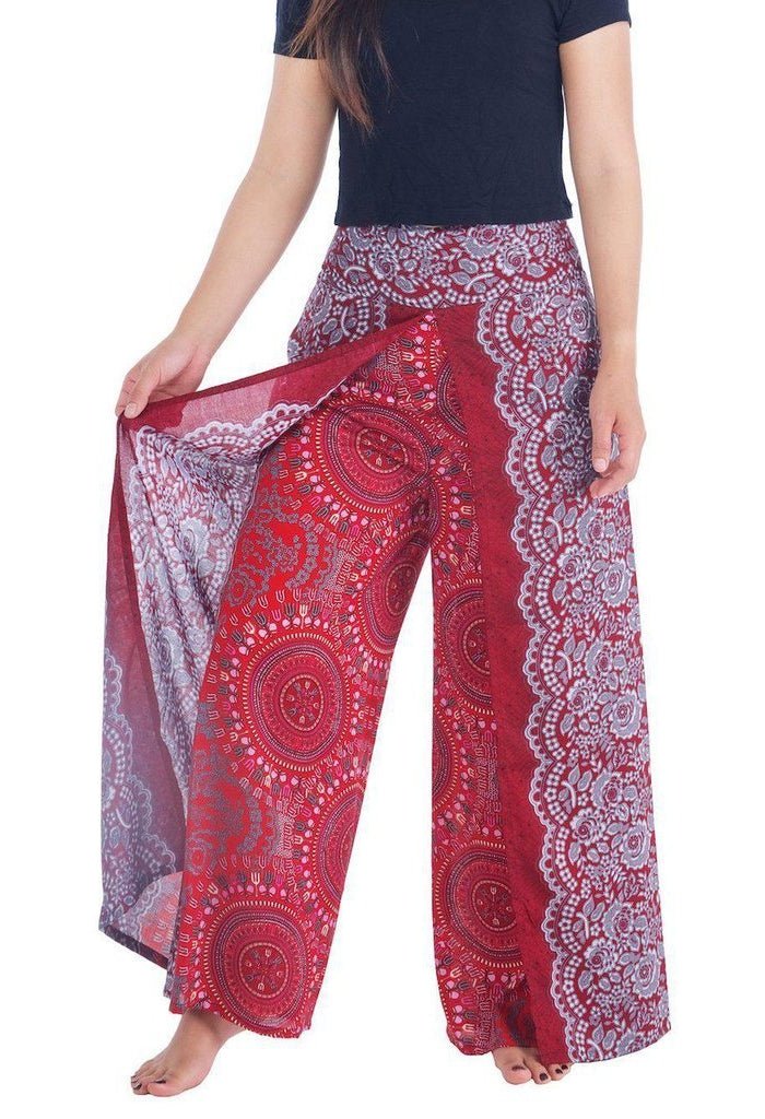 Rose Circle Wide Leg Pants