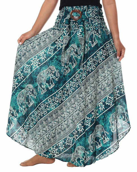 GYPSY SKIRT-Rayon Skirt-Lannaclothesdesign Shop-Length 37" S/M SIZE-Lannaclothesdesign Shop