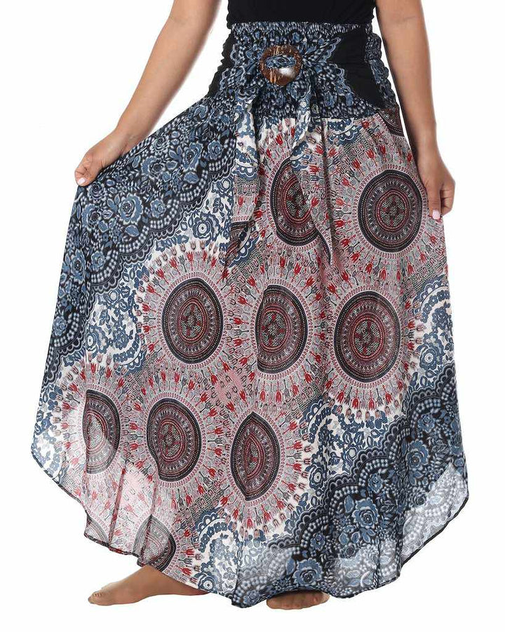 WOMEN BOHEMIAN MANDALA SKIRT - Lannaclothesdesign Shop