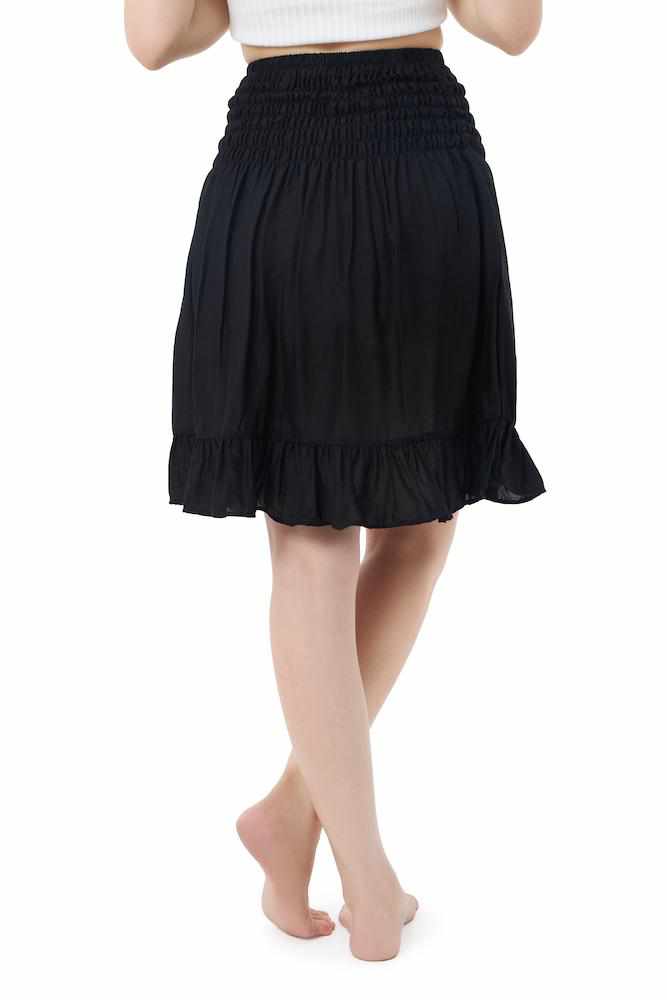 PLAIN HIGH WAISTED SKIRT - Lannaclothesdesign Shop