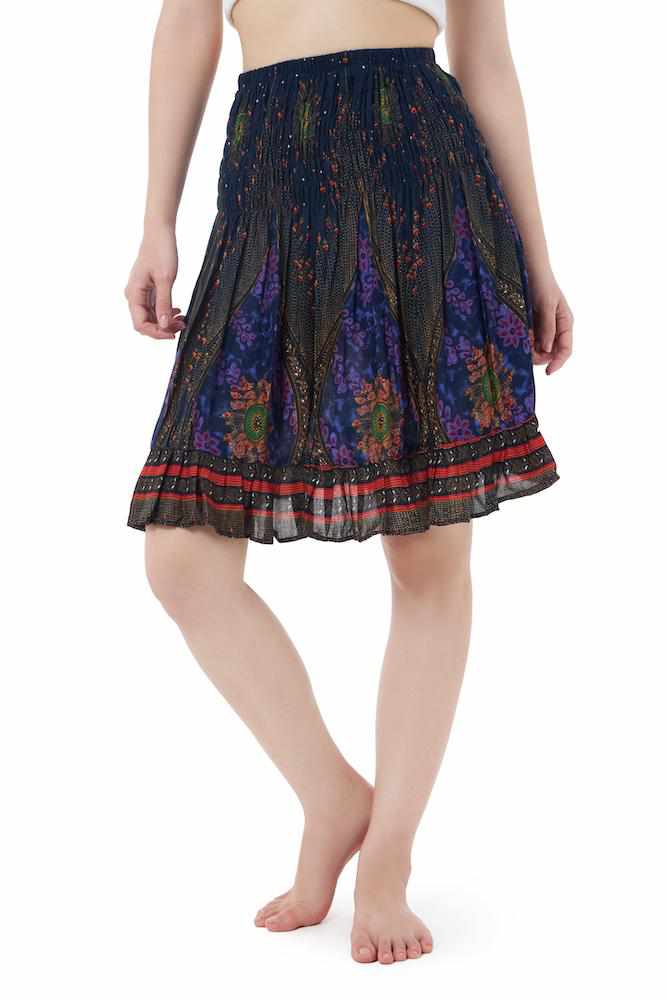 HIGH WAISTED FLORAL SKIRT - Lannaclothesdesign Shop