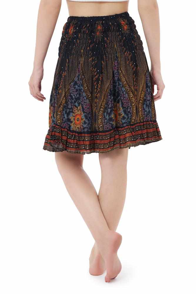 HIGH WAISTED FLORAL SKIRT - Lannaclothesdesign Shop