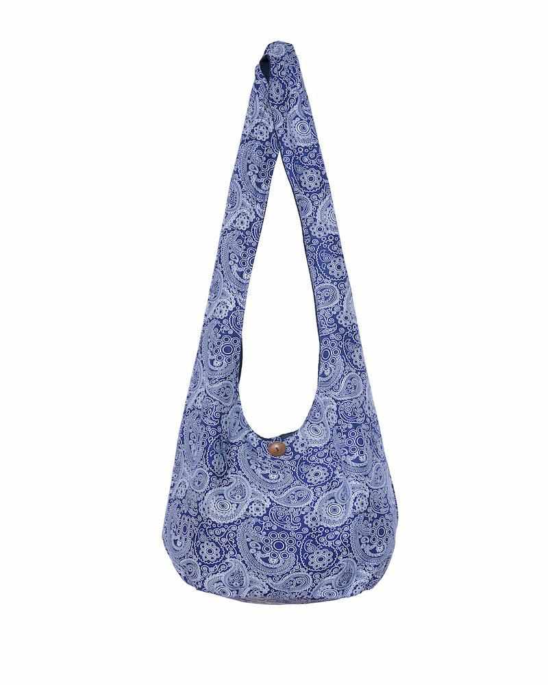 Blue Shoulder Bag - Lannaclothesdesign Shop