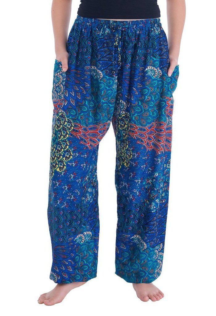 Colorful Harem Pants with Drawstring - Lannaclothesdesign Shop