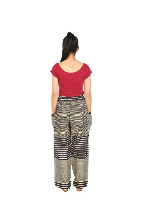 Drawstring Pants Striped Print-Drawstring-Lannaclothesdesign Shop-Lannaclothesdesign Shop