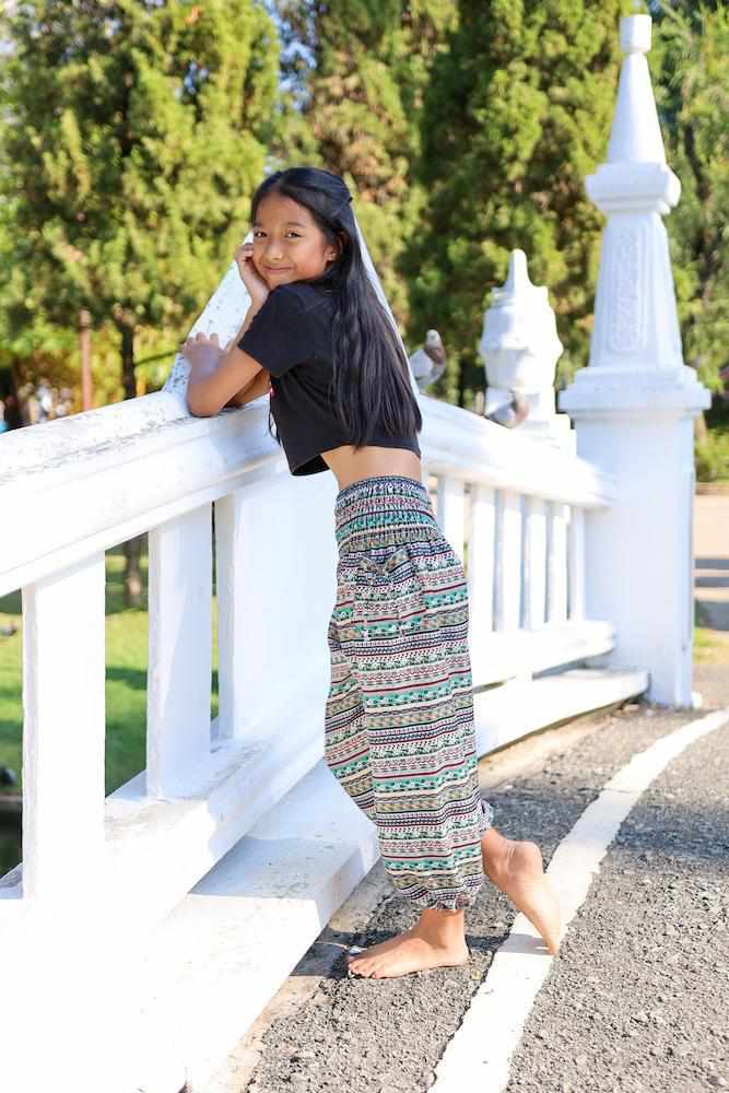 KIDS BOHO HAREM PANTS - Lannaclothesdesign Shop