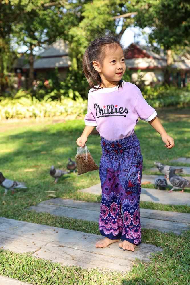 KIDS FLORAL HAREM PANTS - Lannaclothesdesign Shop