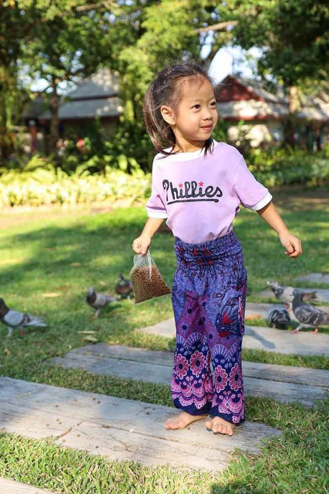 KIDS HAREM PANTS Teal Boho-Kids Boho Pants-Lannaclothesdesign Shop-6 Years-Teal-Lannaclothesdesign Shop