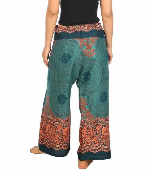 Mandala Fisherman Yoga Pants - Lannaclothesdesign Shop