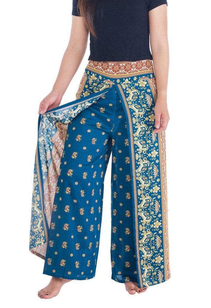 Small Elephant Wide Legs - Lannaclothesdesign Shop