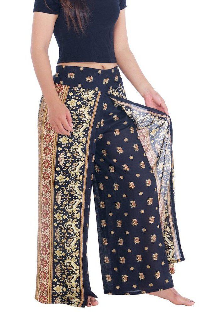 Small Elephant Wide Legs - Lannaclothesdesign Shop