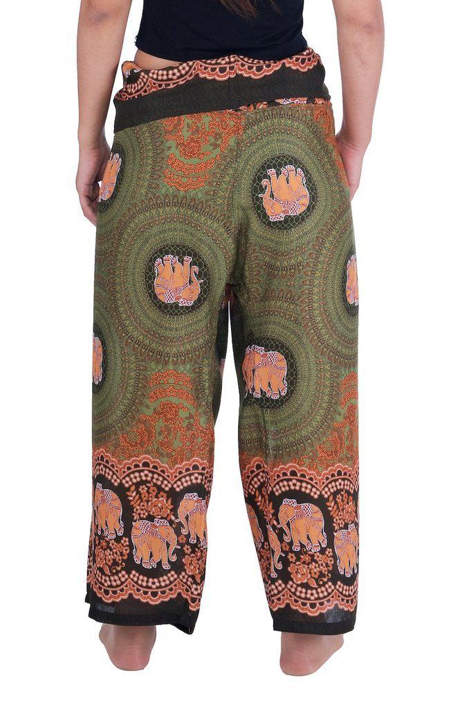 Thai Fisherman Pants Elephant Print - Lannaclothesdesign Shop