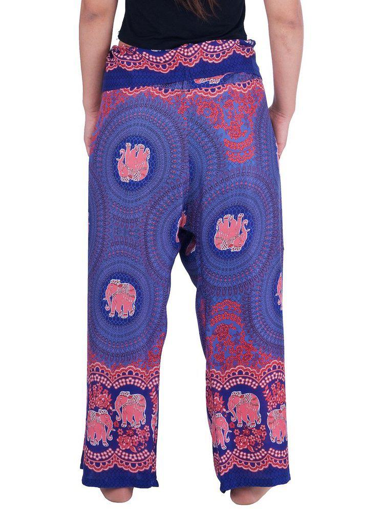Thai Fisherman Pants Elephant Print - Lannaclothesdesign Shop