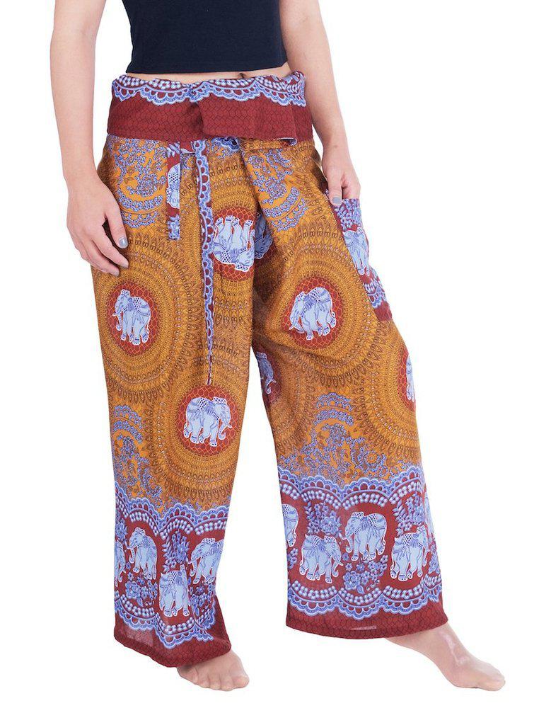 Thai Fisherman Pants Elephant Print - Lannaclothesdesign Shop