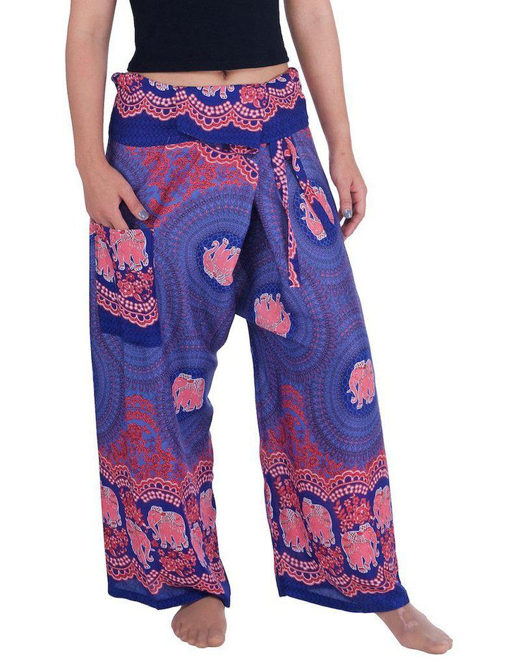 Thai Fisherman Pants Elephant Print - Lannaclothesdesign Shop