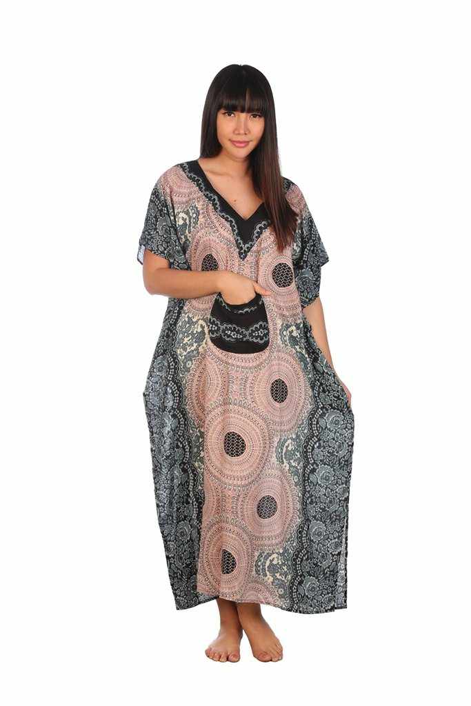Women's Long Kaftan - Lannaclothesdesign Shop