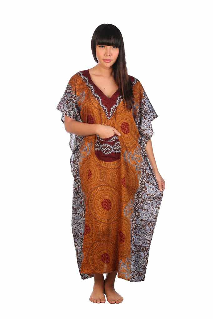 Women's Long Kaftan - Lannaclothesdesign Shop